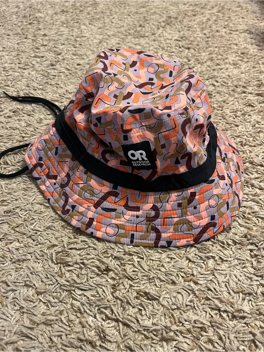 Outdoor Research Unisex Pink Patterned Bucket Hat